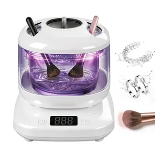 Photo of Ultrasonic Makeup Brush Cleaner Window Digital Timer