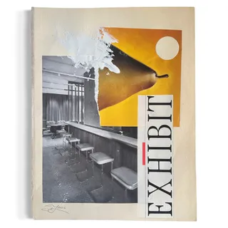 Photo of Original Mixed Media Modern Art Collage "Exhibit" 9.5x12.5" Signed