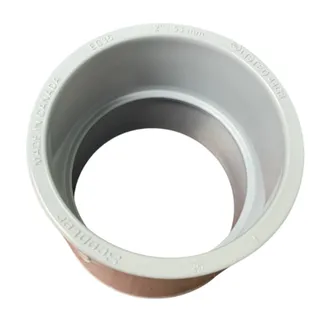 Photo of New Open Box Scepter 2" EC35 Gray Plastic PVC Conduit Coupling 077006