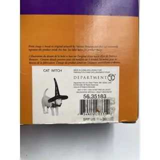 Photo of Dept 56 Krinkles Witchy Mama Cat Witch Ornament with Box and Tag
