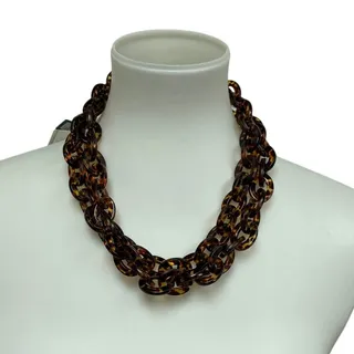 Photo of New Wild Fable Medium Plastic Cockleshell Leopard Spot Chain Link Fashion Belt