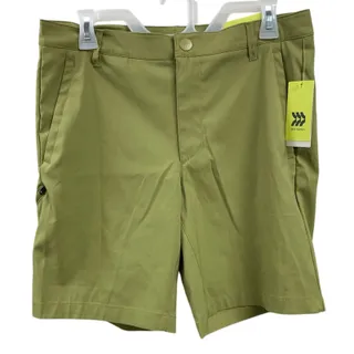 Photo of New All In Motion Mens Size 30 Chartreuse Green UPF 50+ Cargo Golf Shorts