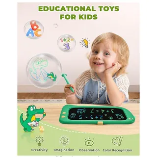 Photo of LCD Writing Tablet Doodle Board,  8.5 Inch Green