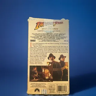 Photo of Indiana Jones and the Last Crusade VHS Pre-Owned Case Has Minor Tears