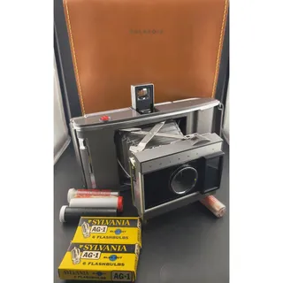 Photo of Vintage Polaroid J66 Camera Set - Pristine Bundle with Case & Accessories