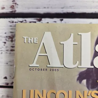 Photo of The Atlantic Magazine October 2005 Lincoln's Great Depression Issue