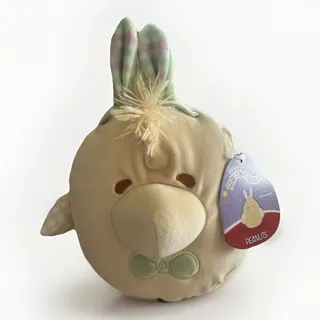 Photo of Squishmallows Woodstock Easter Bunny Plush 12” Peanuts Snoopy NWT
