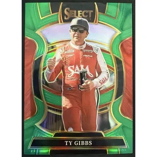 Photo of 2026 Panini Select NASCAR Ty Gibbs #99 Grandstand Green Prizms 1/5