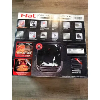 Photo of T-fal Surface XXL 6.3 Qt Infrared Air Fryer, 1800W, No Preheat, Black.