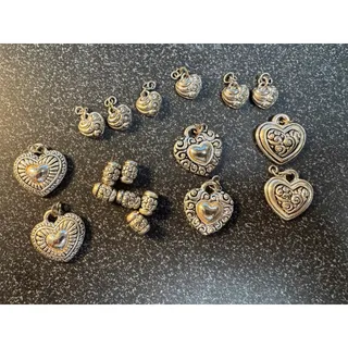 Photo of Lot of 36 pcs Brighton Beads and Charms