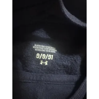 Photo of Under Armour Midnight Navy Men's Rival Fleece Big Logo Hoodie LG Large