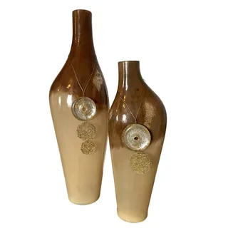 Photo of Neka Handmade Glass Table Vases, set of 2