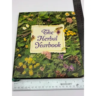 Photo of The Herbal Yearbook Gillian Haslam 1993 Vintage Herb Gardening Recipes Crafts