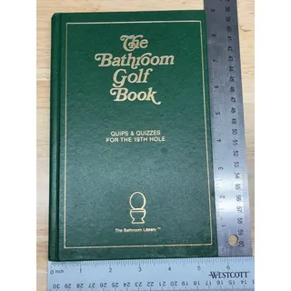 Photo of The Bathroom Golf Book 1995 Golf Trivia Quizzes Humor Hardcover John Murphy