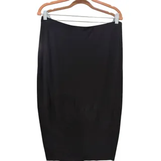 Photo of Vince Camuto Straight Fit Pencil Skirt Cotton Stretch Blk- M