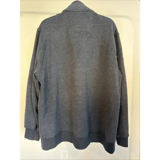 Photo of GH Bass & Co Blue Sweater Fleece Sherpa Lined Collar Pullover Henley XL