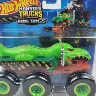 Photo of Hot Wheels Monster Trucks Big Rigs Mega-Wrex 6 Wheel 1:64 Diecast Tow Truck