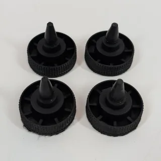 Photo of Technics SL-B3 (B1, B2) Turntable 4x Black Isolation Feet Pads OEM