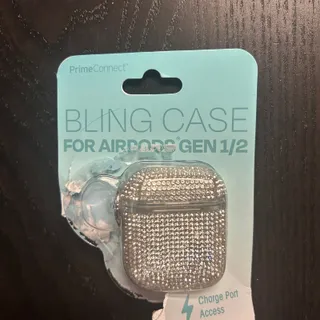 Photo of New Prime Connect Silver Bling Case for Airpods Gen 1/2