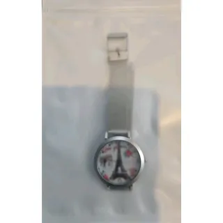 Photo of Eiffel Tower "Love You" 9.25" Analog Wrist Watch with Mesh Metal Band