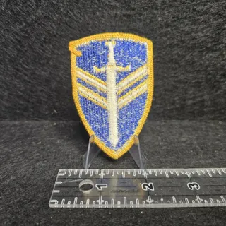 Photo of U S Army 2nd Support Brigade Class A Sew on Patch, 3 " Long, 2" Wide