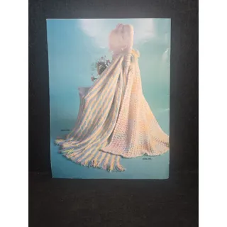 Photo of Winking Blinking & Nod Baby Afghans. Bernat #258. 1979