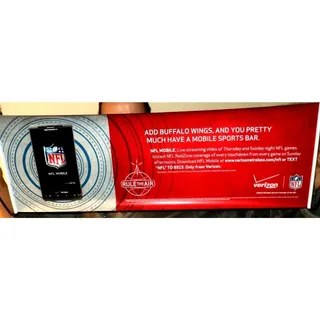 Photo of Go Falcons Spring Loaded Retractable Banner 10" X 29"