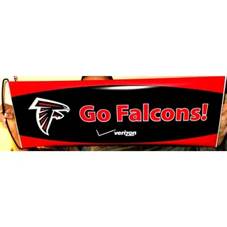 Photo of Go Falcons Spring Loaded Retractable Banner 10" X 29"
