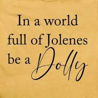Photo of Autumn Gold World of Jolene be a Dolly Graphic Tee 2xl