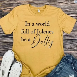 Photo of Autumn Gold World of Jolene be a Dolly Graphic Tee 2xl