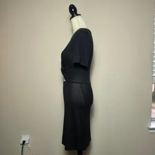 Photo of Wilfred Free Black Cutout Mini Dress Small