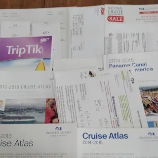 Photo of Princess Cruises 2014-2015 Panama Canal Cruise Atlas & Ephemera Lot