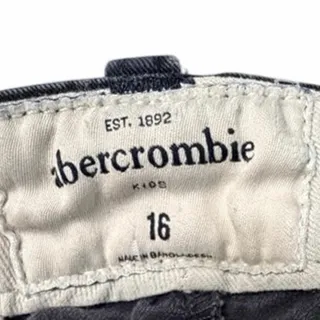 Photo of Abercrombie Kids Straight Twill Chino Navy Cotton Big Boy|16