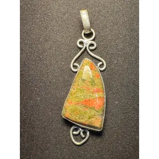 Photo of Rhodochrosite 925 Sterling Silver Pendant