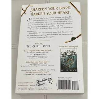 Photo of NEW The Cruel Prince by Holly Black Paperback Book