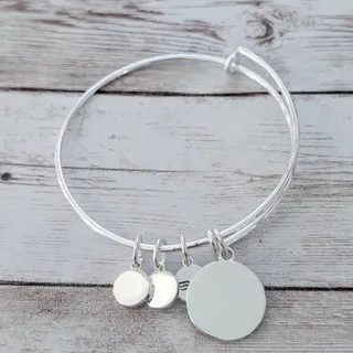 Photo of Sorority Charm Bracelet Silver Tone