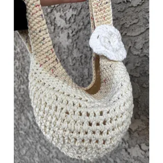 Photo of Handmade Floral Tote Bag: Reusable Grocery Bag