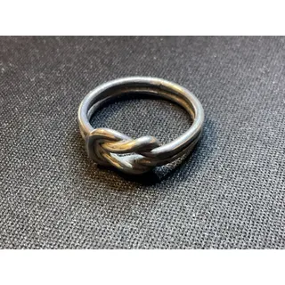 Photo of 925 (Tested Not Marked) Love Knot Ring Size 6