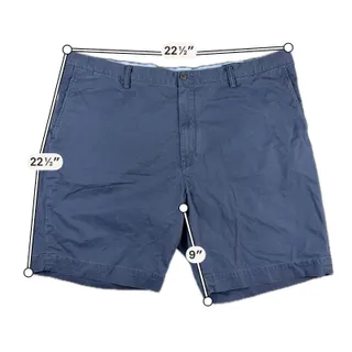Photo of Polo Ralph Lauren Chino Shorts Mens 44B Navy Blue Stretch Classic Fit 9"