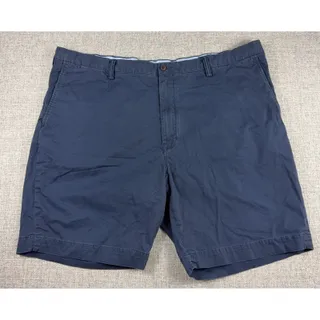 Photo of Polo Ralph Lauren Chino Shorts Mens 44B Navy Blue Stretch Classic Fit 9"