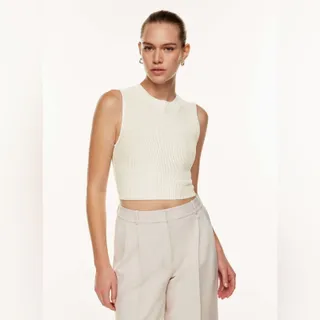 Photo of Aritzia Babaton Matte Pearl Sculpt Knit Muscle Tank
