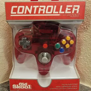 Photo of N64 Controller - Watermelon Red (NEW) - Nintendo64 - Funtastic Color - Nintendo