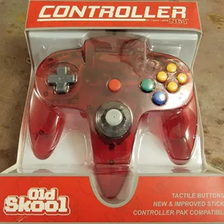 Photo of N64 Controller - Watermelon Red (NEW) - Nintendo64 - Funtastic Color - Nintendo