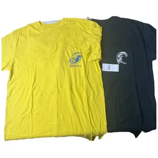 Photo of Set of 2 O'neill short sleeve surfer t-shirts yellow blue Medium NWT