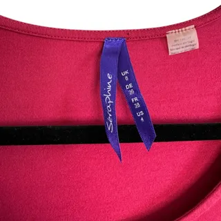 Photo of Seraphine Burgundy Maternity 1/2 Sleeve Shift Dress