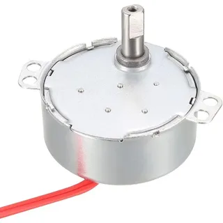 Photo of uxcell Synchronous Motor AC 24V 4-5RPM Double Flat Shaft