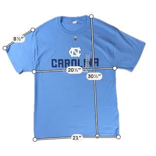 Photo of UNC Tar Heels T Shirt Mens Large Carolina Blue North Carolina NCAA Basketball