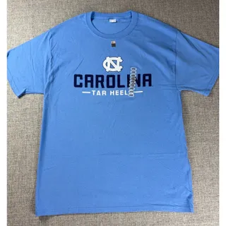Photo of UNC Tar Heels T Shirt Mens Large Carolina Blue North Carolina NCAA Basketball