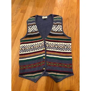 Photo of Adult small vintage knit vest by 100% Vanity