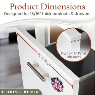 Photo of Cabinet Hero 4-Pack Cabinet Edge Protector, Slip-On Door & Drawer Edge Guard